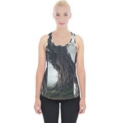 Trees Forest Woods Drawing Fantasy Dream Piece Up Tank Top by Uceng