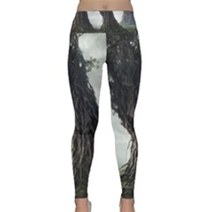 Trees Forest Woods Drawing Fantasy Dream Lightweight Velour Classic Yoga Leggings by Uceng