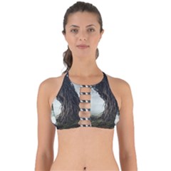 Trees Forest Woods Drawing Fantasy Dream Perfectly Cut Out Bikini Top by Uceng