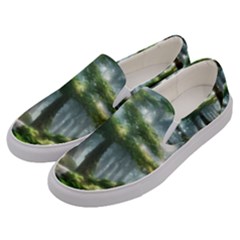 Forest Wood Nature Lake Swamp Water Trees Men s Canvas Slip Ons by Uceng