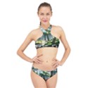 Forest Wood Nature Lake Swamp Water Trees High Neck Bikini Set View1