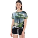 Forest Wood Nature Lake Swamp Water Trees Open Back Sport Tee View1