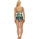 Forest Wood Nature Lake Swamp Water Trees Knot Front One-Piece Swimsuit View4