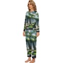 Forest Wood Nature Lake Swamp Water Trees Womens  Long Sleeve Lightweight Pajamas Set View2