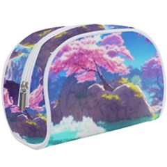 Fantasy Japan Mountains Cherry Blossoms Nature Make Up Case (large) by Uceng