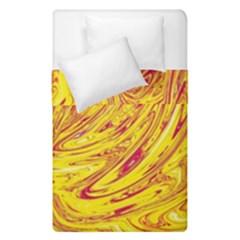 Red Yellow Abstract Wallpapers Abstracts Liquids Duvet Cover Double Side (single Size) by Uceng