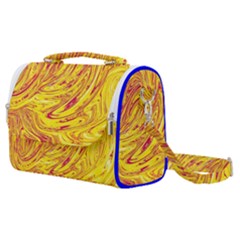 Red Yellow Abstract Wallpapers Abstracts Liquids Satchel Shoulder Bag by Uceng