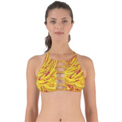 Red Yellow Abstract Wallpapers Abstracts Liquids Perfectly Cut Out Bikini Top by Uceng