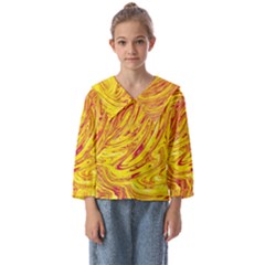 Red Yellow Abstract Wallpapers Abstracts Liquids Kids  Sailor Shirt