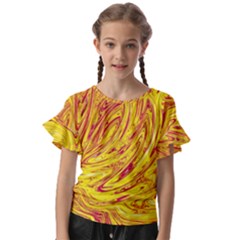 Red Yellow Abstract Wallpapers Abstracts Liquids Kids  Cut Out Flutter Sleeves by Uceng