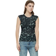 Pattern Texture Army Military Background Women s Raglan Cap Sleeve Tee by Uceng