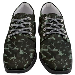 Pattern Texture Army Military Background Women Heeled Oxford Shoes by Uceng