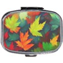 Leaves Foliage Autumn Nature Forest Fall Mini Square Pill Box View1