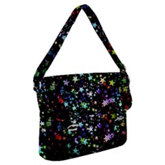 Christmas Star Gloss Lights Light Buckle Messenger Bag