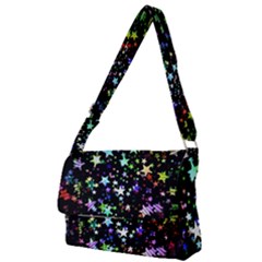 Christmas Star Gloss Lights Light Full Print Messenger Bag (s) by Uceng