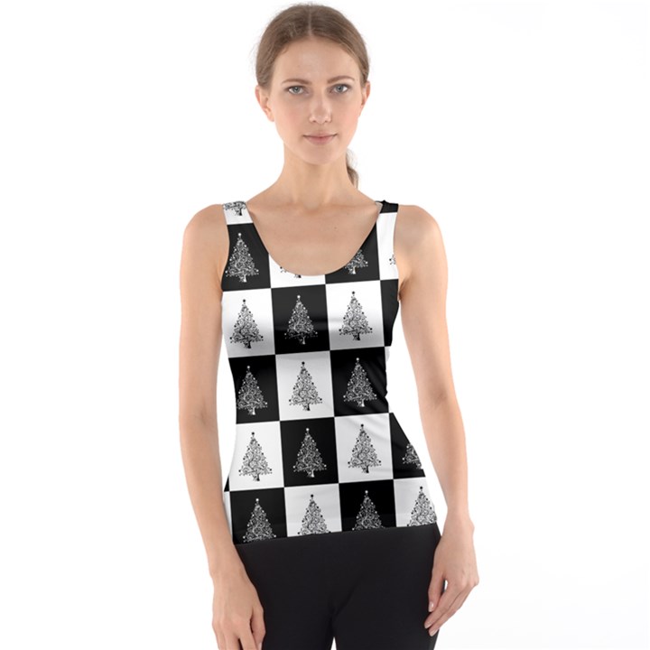 Christmas Tree Xmas Tree Tank Top