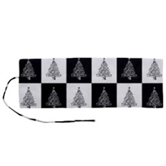 Christmas Tree Xmas Tree Roll Up Canvas Pencil Holder (m) by Uceng