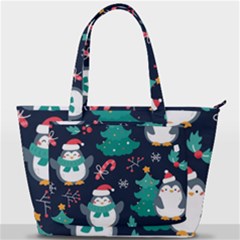 Colorful Funny Christmas Pattern Back Pocket Shoulder Bag  by Uceng