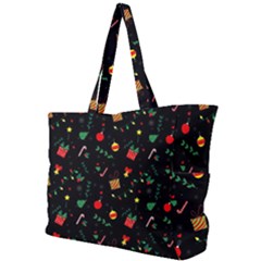 Christmas Pattern Texture Colorful Wallpaper Simple Shoulder Bag by Uceng