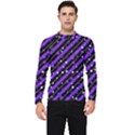 Christmas Paper Star Texture Men s Long Sleeve Rash Guard View1