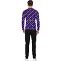 Christmas Paper Star Texture Men s Long Sleeve Rash Guard View2