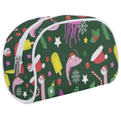 Dinosaur Colorful Funny Christmas Pattern Make Up Case (medium) by Uceng