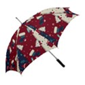 Flat Design Christmas Pattern Collection Art Straight Umbrellas View2