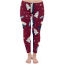 Flat Design Christmas Pattern Collection Art Classic Winter Leggings View1