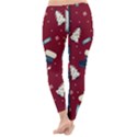 Flat Design Christmas Pattern Collection Art Classic Winter Leggings View4