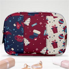 Flat Design Christmas Pattern Collection Art Make Up Pouch (small) by Uceng