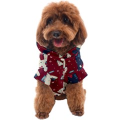 Flat Design Christmas Pattern Collection Art Dog Coat by Uceng