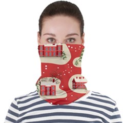 Christmas New Year Seamless Pattern Face Seamless Bandana (adult) by Uceng