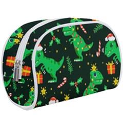 Christmas Funny Pattern Dinosaurs Make Up Case (large) by Uceng