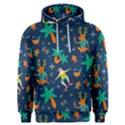 Colorful Funny Christmas Pattern Men s Overhead Hoodie View1