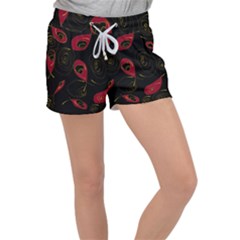 Fish 7 Velour Lounge Shorts by Mazipoodles