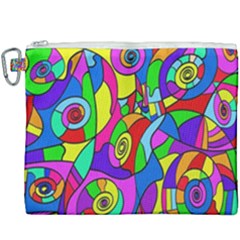 Colorful Stylish Design Canvas Cosmetic Bag (xxxl) by gasi