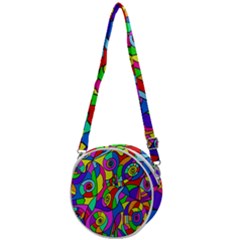 Colorful Stylish Design Crossbody Circle Bag by gasi