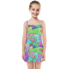 Colorful Stylish Design Kids  Summer Sun Dress by gasi