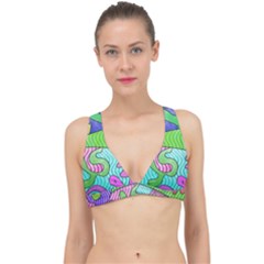 Colorful Stylish Design Classic Banded Bikini Top by gasi