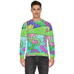 Colorful Stylish Design Men s Fleece Sweatshirt by gasi