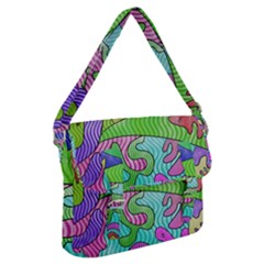 Colorful Stylish Design Buckle Messenger Bag by gasi