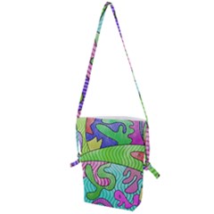 Colorful Stylish Design Folding Shoulder Bag by gasi