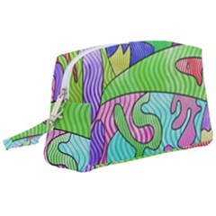 Colorful Stylish Design Wristlet Pouch Bag (large) by gasi