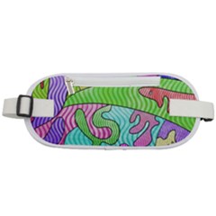 Colorful Stylish Design Rounded Waist Pouch by gasi