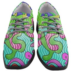 Colorful Stylish Design Women Heeled Oxford Shoes by gasi