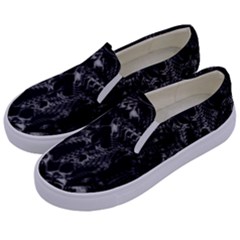 Xeno Frenzy Kids  Canvas Slip Ons by MRNStudios