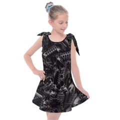 Xeno Frenzy Kids  Tie Up Tunic Dress by MRNStudios