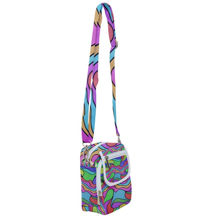 Colorful stylish design Shoulder Strap Belt Bag