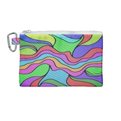 Colorful Stylish Design Canvas Cosmetic Bag (medium) by gasi