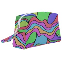 Colorful Stylish Design Wristlet Pouch Bag (large) by gasi